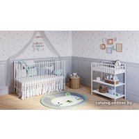 Пеленальный столик Polini Kids Vintage 1180 (белый)