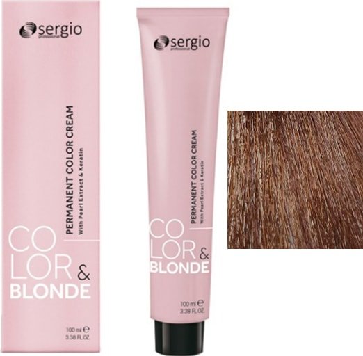

Крем-краска для волос Sergio Professional Color&Blonde 8.33 блондин золотистый интенсивный