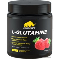 L-глютамин Prime Kraft L-Glutamine (200г, клубника)