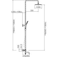 Душевая система  Fashun A52426