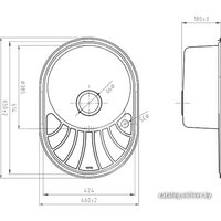 Кухонная мойка IDDIS Suno SUN65SRi77