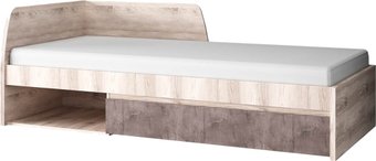 Кровать Anrex Jazz 90x200 (каштан найроби/оникс)