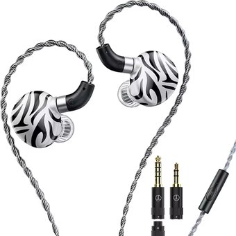 Наушники TRN White Tiger (с микрофоном)