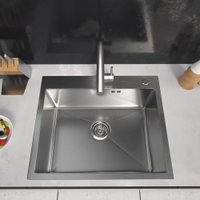 Кухонная мойка ARFEKA Eco AR 600*500 Satin Decor Volcanic Rock