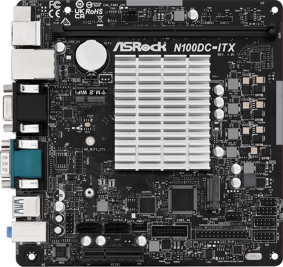 

Материнская плата ASRock N100DC-ITX