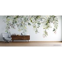 Фотообои ФабрикаФресок Зеленый гербарий 706270 (600x270)