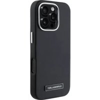 Чехол для телефона Lagerfeld PU Grained Full Wrapped & Metal Camera (MagSafe) для iPhone 16 Pro Max KLHMP16XPGMSRPK