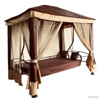 Садовые качели МебельСад Сиеста (коричневый)