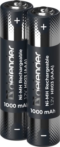 Аккумулятор Defender HR03-2BL 1000 mAh