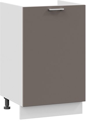 

Шкаф напольный Трия Габриэлла 1Н5М (белый/муссон)