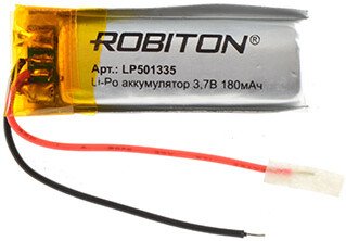 

Аккумулятор Robiton LP501335 180 mAh 1 шт.