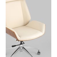 Офисное кресло TopChairs Crown SN A312 8383-1 Walnut Back (бежевый)