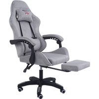 Игровое (геймерское) кресло Calviano 1584 (велюр, серый)