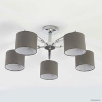 Люстра средней высоты Escada Isabel 700/5P E27*60W Chrome/Grey