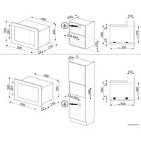 Микроволновая печь Smeg FMI120B2