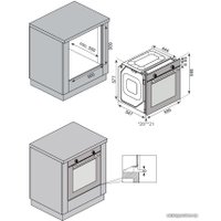 Электрический духовой шкаф ZorG BE7 (белый) в Гродно