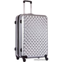 Чемодан-спиннер L'Case Phatthaya 65 см (серебристый)
