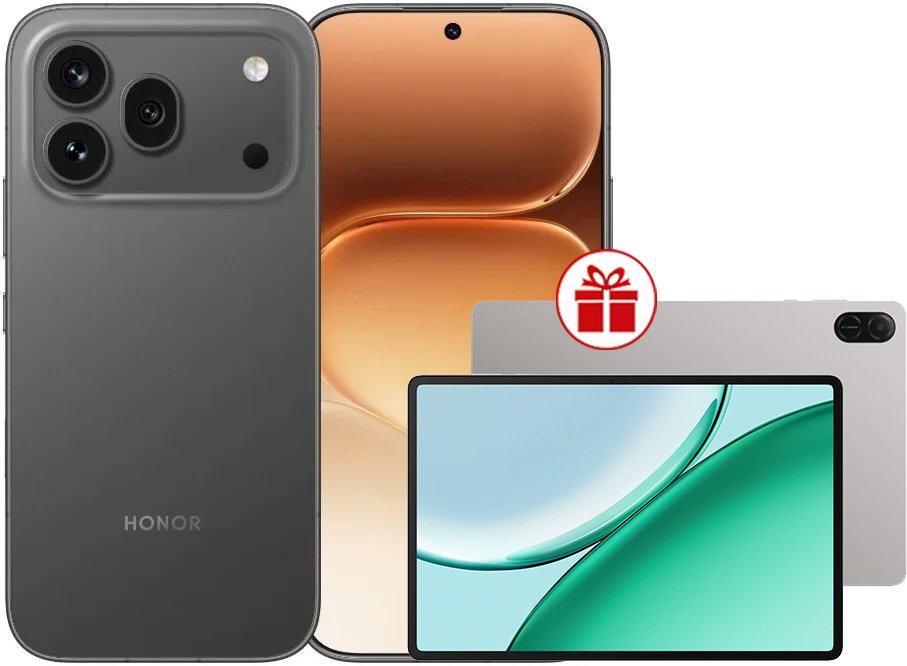 

Телефон HONOR 600 Pro Dual SIM 12GB/512GB международная версия (черный) + планшет HONOR Pad X8b Wi-Fi 4GB/128GB (серый) по акции
