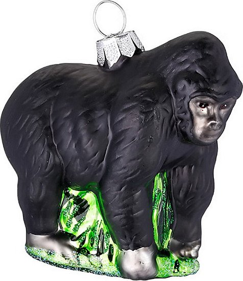 

Елочная игрушка Inge's Christmas Figural Glass Ornaments Горилла 64843H120