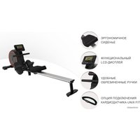 Гребной тренажер Unixfit Techno Rower 410