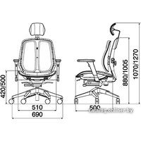 Офисное кресло Duorest Alpha a80H 5MBN1 (бежевый)