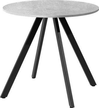 Millwood Олесунн D80x80x75х1.8 (бетон/металл черный)