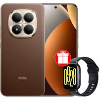 Телефон Xiaomi Redmi Note 15 Pro+ 5G 8GB/256GB международная версия (коричневый) + умные часы Xiaomi Redmi Watch 5 Active (черный) по акции