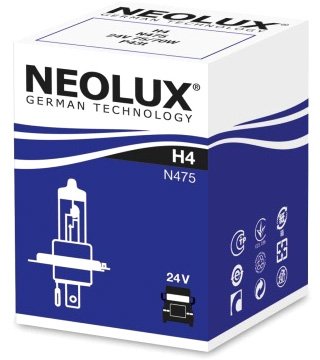 

Галогенная лампа Neolux H4 Standart 1шт [N475]