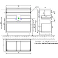  IDDIS Тумба с умывальником Zodiac ZOD8CBFi95K