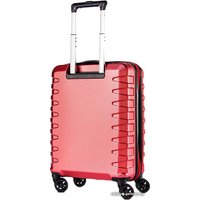 Чемодан-спиннер Verage Crust 17106-1+ 55 см (красный кардинал)