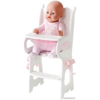 Стульчик для кукол Leader Toys Diamond Princess для кормления 71119 (белый)
