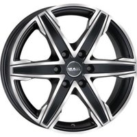 Литые диски MAK King 6 16x6.5" 6x125мм DIA 74.1мм ET 50мм Ice Black