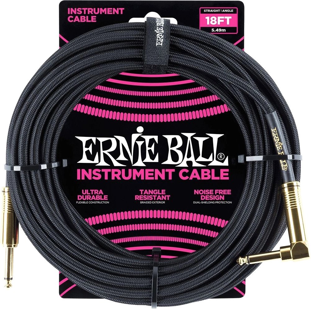 

Гитарный кабель Ernie Ball P06086 6.3 мм - 6.3 мм (5.49 м, черный)
