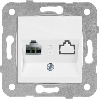 Розетка компьютерная Panasonic Arkedia Slim WKTT04042WH-RU