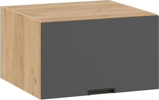 

Шкаф навесной Трия Гренада 1В6ГП с одной откидной дверью (дуб крафт золотой/холст вулкан)