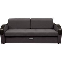 Диван Сириус Лидер-1 НПБ (Eva 24 велюр темно-серый)