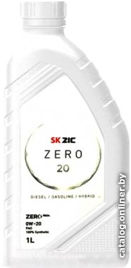 Моторное масло ZIC Zero 30 0W-20 1л