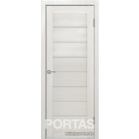 Межкомнатная дверь Portas S21 80x200 (французский дуб, стекло мателюкс матовое)