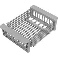 Кухонная мойка Basic CL DS Decor 50x50 (сатин, коландер, дозатор)