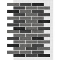 Декоративный кирпич АМК Кирпич микс № 241 (темно-серый микс)