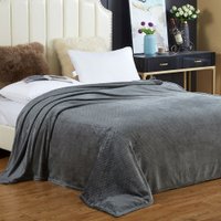 Плед Домашняя Мода Серый (150x200)