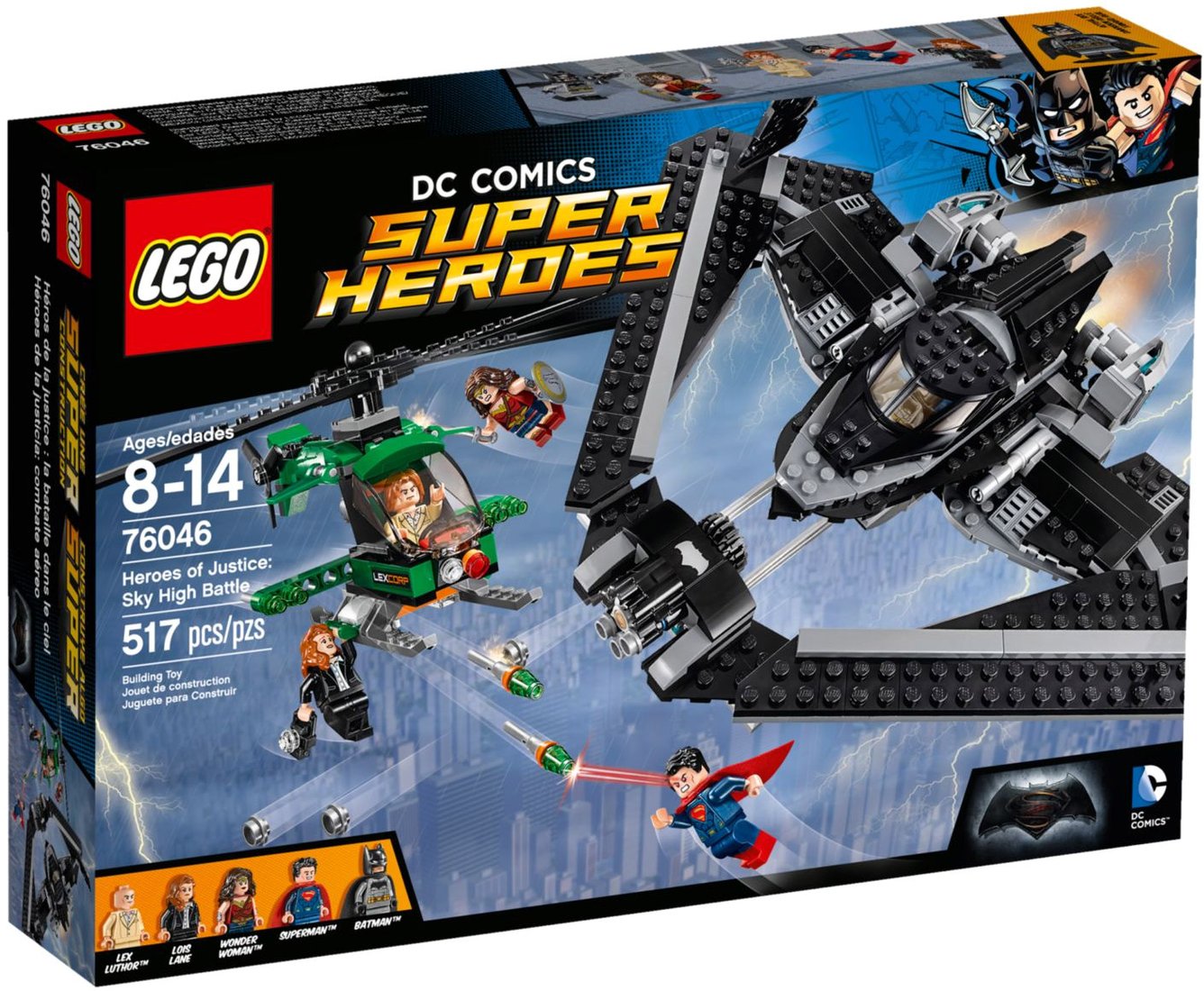 

Конструктор LEGO DC Comics Super Heroes 76046 Поединок в небе