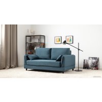 Диван Нижегородмебель Макс ТД 288 (анри 24 синий деним)