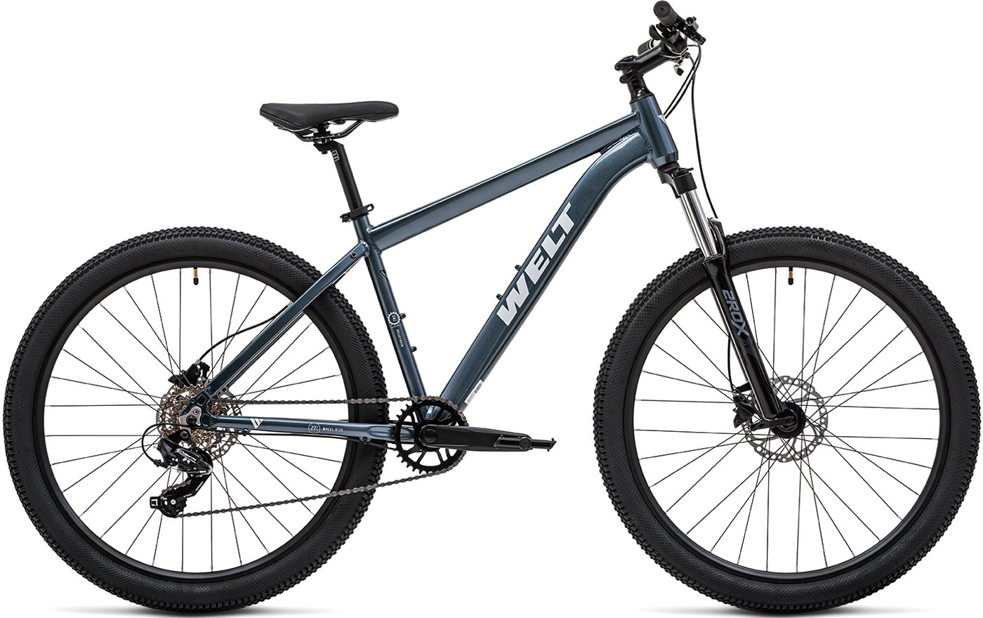 

Велосипед Welt Storm 27.5 HD L 2025 (голубой/серый)