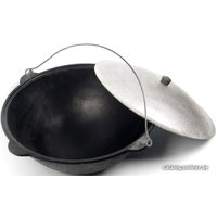 Казан Grand Metall Invest Узбекский с ручкой 4.5 л, плоское дно