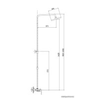 Душевая система  Haiba HB24505-8 (белый)
