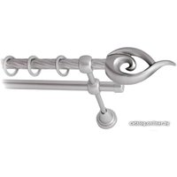 Карниз для штор Lm Decor Наутилус (сатин, витая, 2.4м 16мм, 2 ряда)