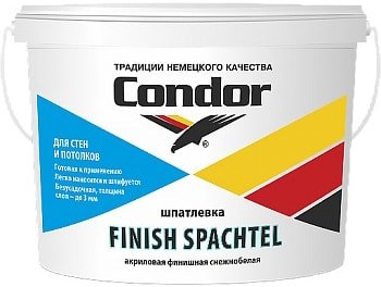 

Шпатлевка Condor Finish Spachtel 4 кг (белый)