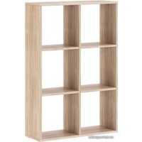Стеллаж Алисия Лайт-2 АЯ.18.07.04.16 (дуб сонома светлый)