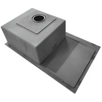 Кухонная мойка Stellar Decor S7850NB-L-D (нано черный)